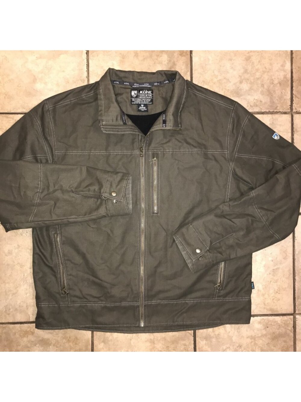 Men's Kuhl Burr Vintage Patina Dye Canvas Jacket 1052 -Size 2XL